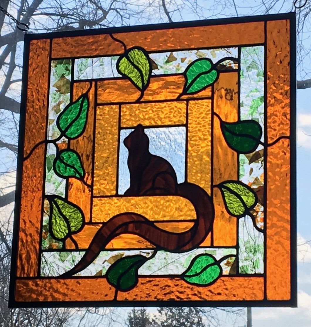 It s A Cat s Life Piecework Glass It s A Cat s Life Piecework Glass